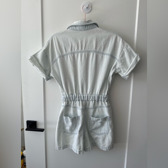 Zara Denim Romper 💙 Light Blue 😍 - Picture 2 of 5